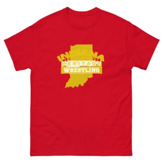 Indiana Heritage Wrestling "Gold Logo" Short Sleeve Unisex t-shirt