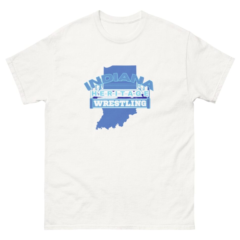 Indiana Heritage Wrestling "Blue Logo" Short Sleeve Unisex t-shirt