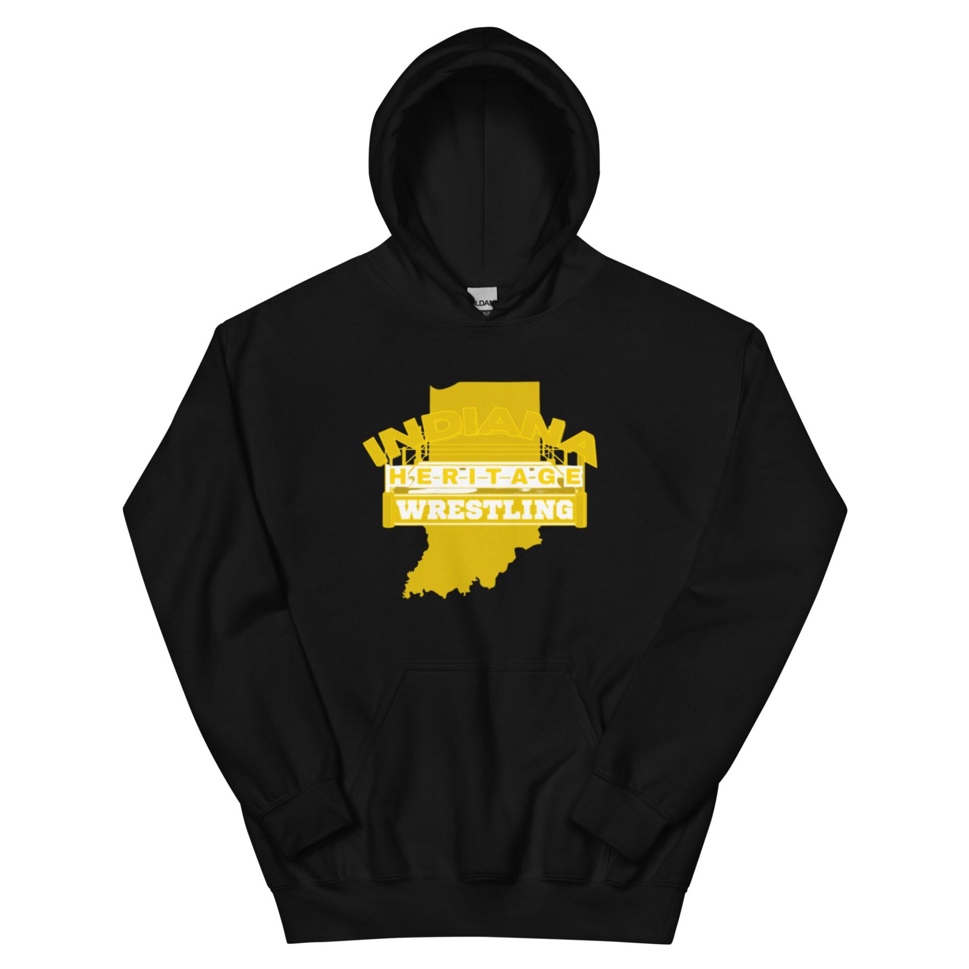 Indiana Heritage Wrestling "Gold Logo" Unisex Hoodie