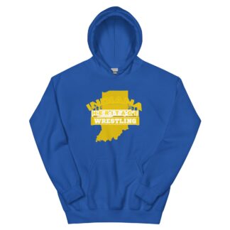 Indiana Heritage Wrestling "Gold Logo" Unisex Hoodie