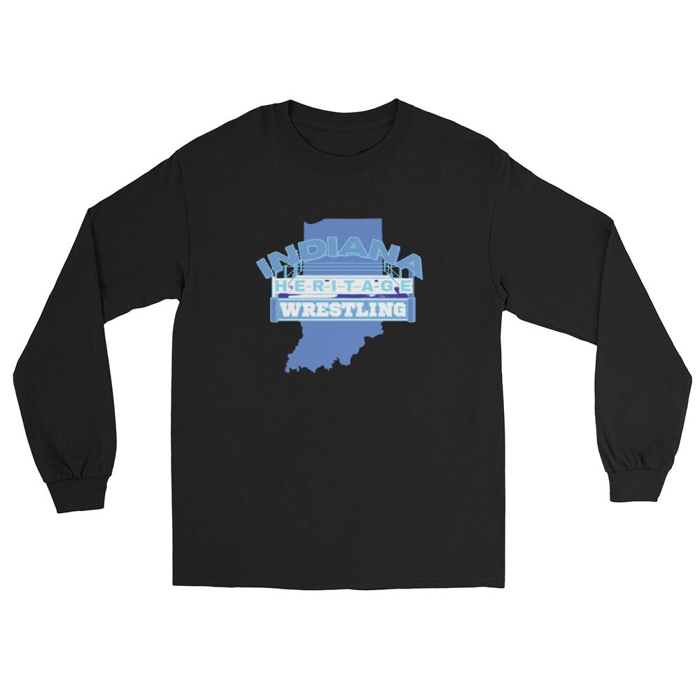Indiana Heritage Wrestling "Blue Logo" Unisex Long Sleeve Shirt