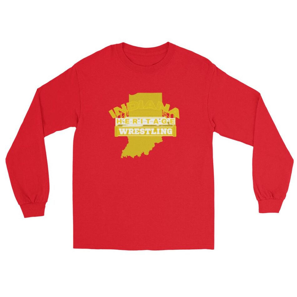 Indiana Heritage Wrestling "Gold Logo" Unisex Long Sleeve Shirt