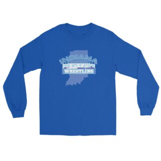 Indiana Heritage Wrestling "Blue Logo" Unisex Long Sleeve Shirt