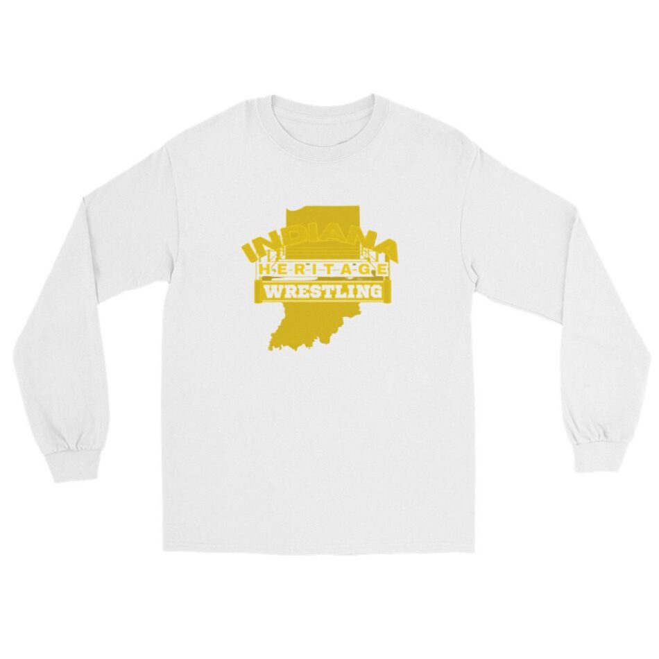 Indiana Heritage Wrestling "Gold Logo" Unisex Long Sleeve Shirt