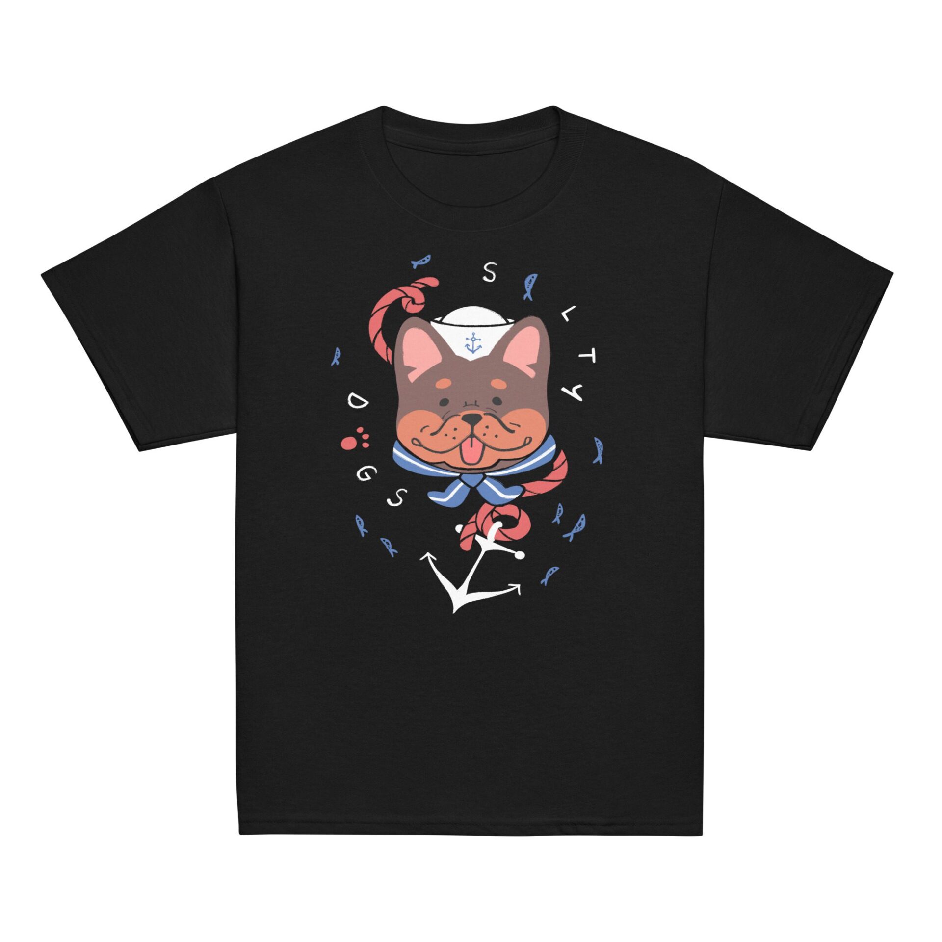 Eliza True "Salty Dogs" Youth Short Sleeve t-shirt