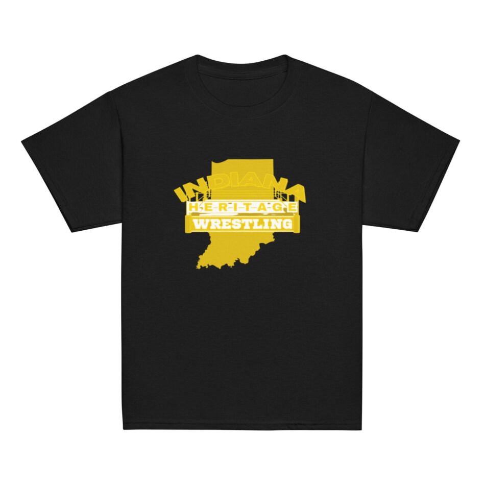 Indiana Heritage Wrestling "Gold Logo" Youth Short Sleeve t-shirt