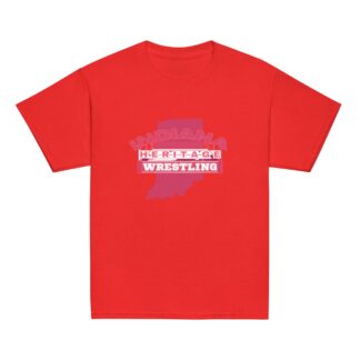 Indiana Heritage Wrestling "Red Logo" Youth Short Sleeve t-shirt