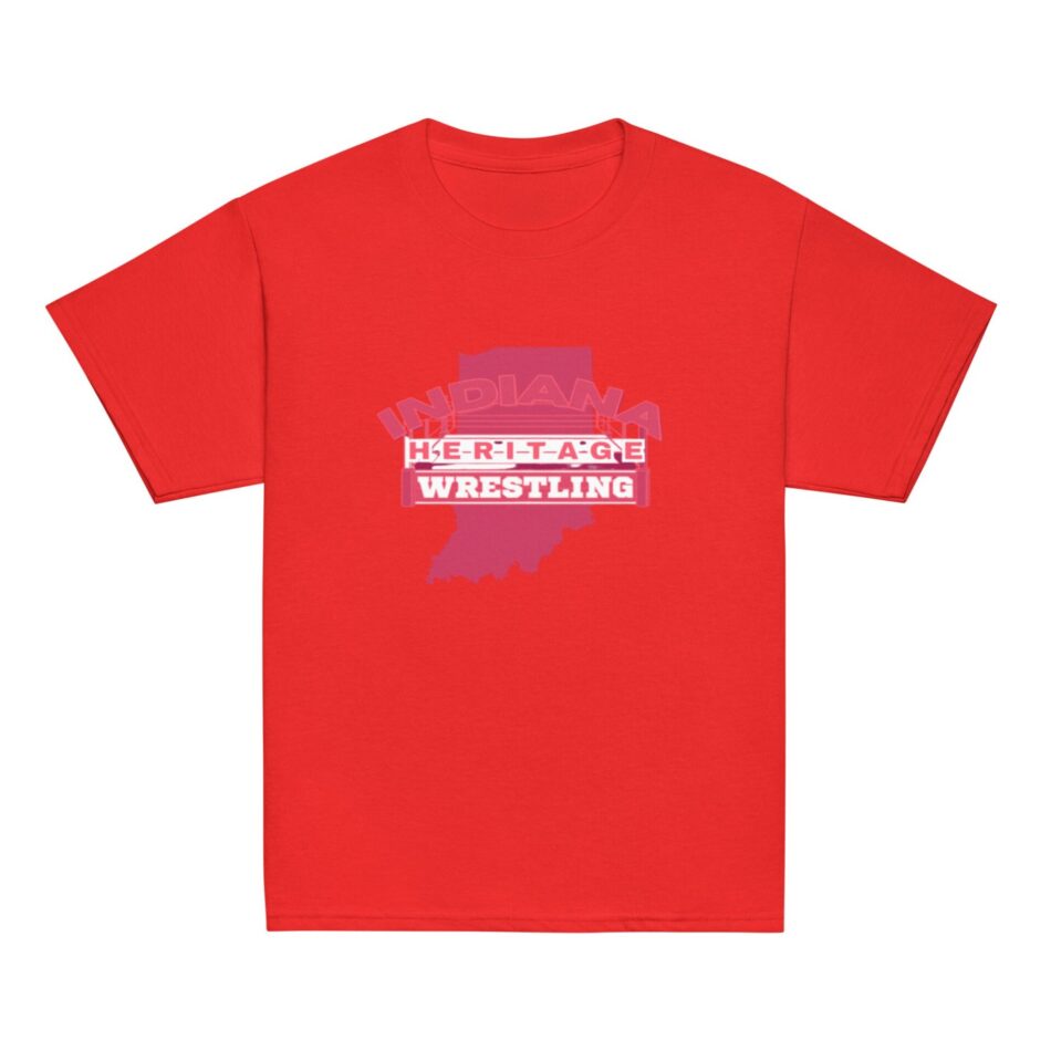 Indiana Heritage Wrestling "Red Logo" Youth Short Sleeve t-shirt