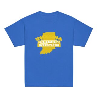 Indiana Heritage Wrestling "Gold Logo" Youth Short Sleeve t-shirt