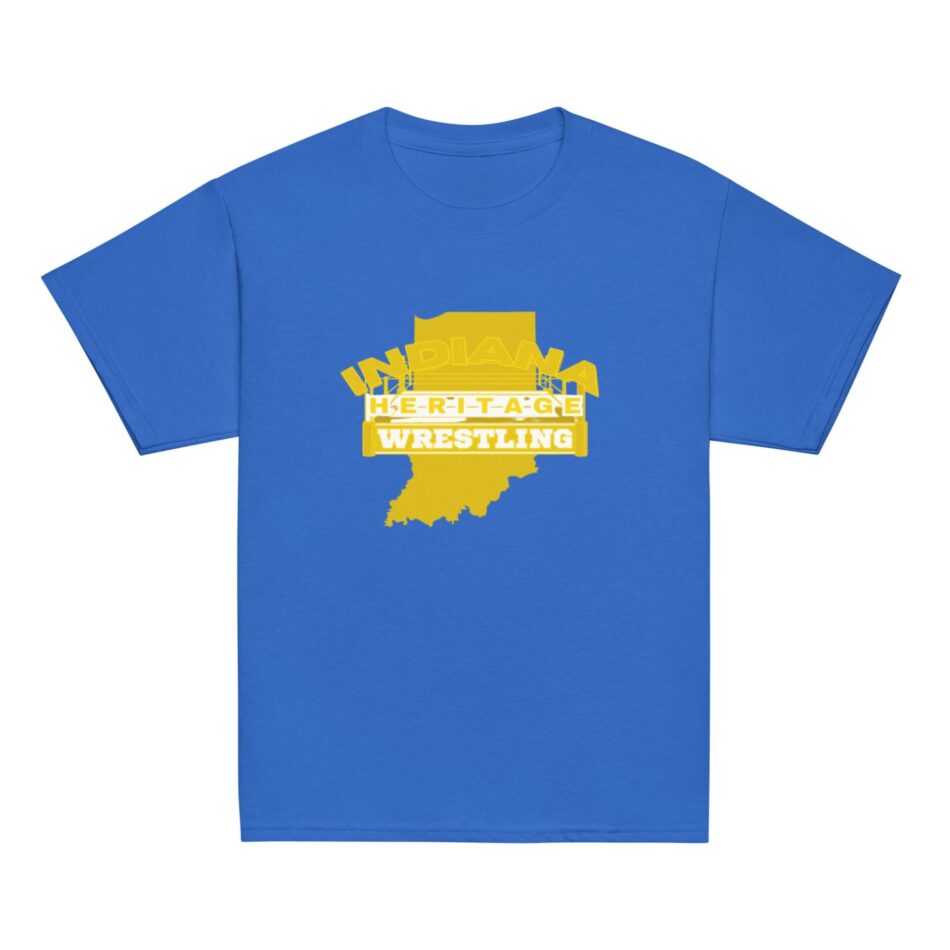 Indiana Heritage Wrestling "Gold Logo" Youth Short Sleeve t-shirt