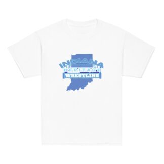 Indiana Heritage Wrestling "Blue Logo" Youth Short Sleeve t-shirt
