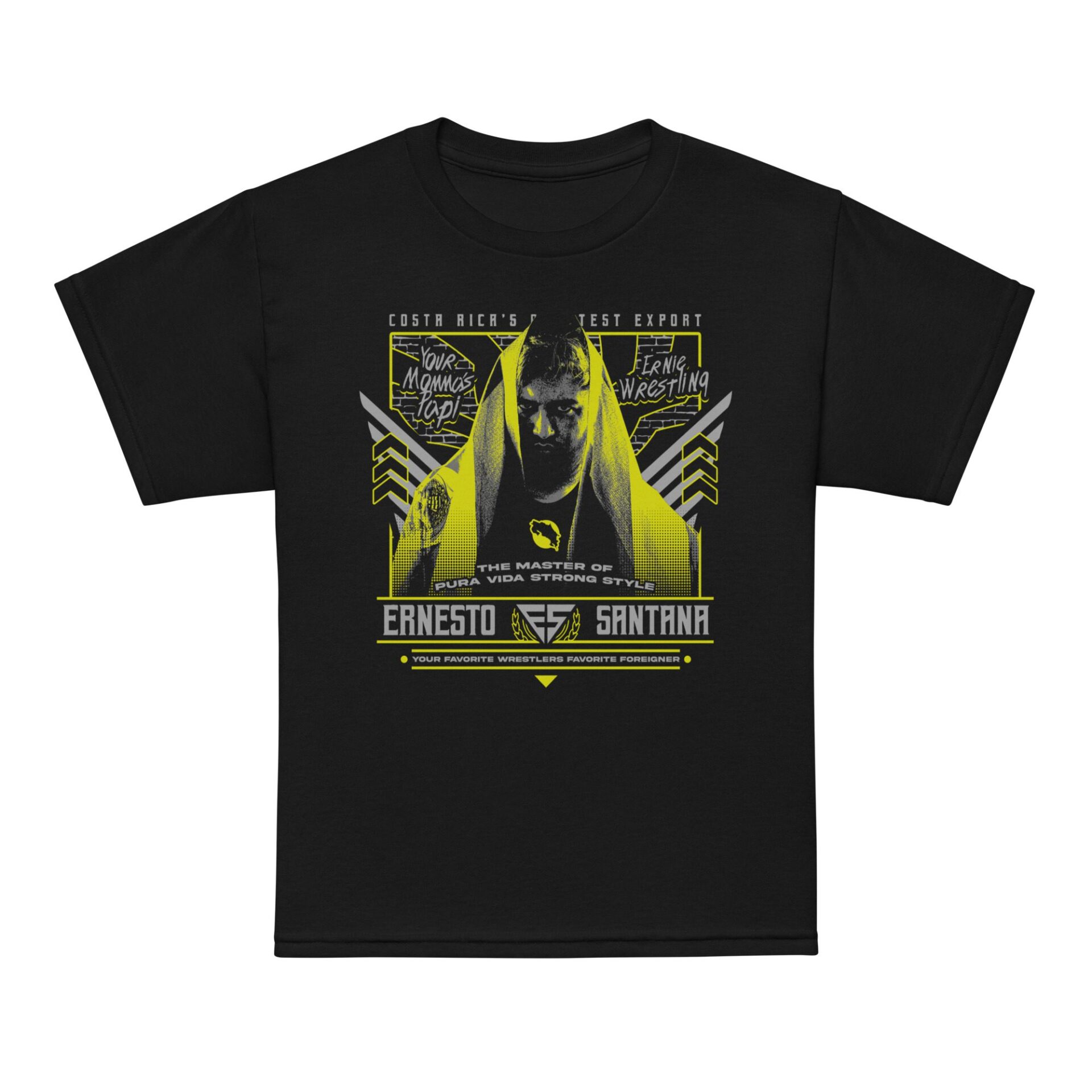 Ernesto Santana "Your Favorite Wrestler's Favorite Foreigner" Youth Short Sleeve t-shirt