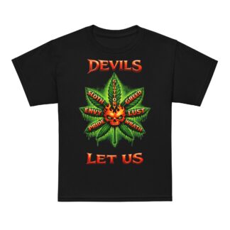Jaba King "DEVILS LET US" Youth Short Sleeve t-shirt