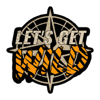 BIG CAT Tyler Addams "Let's Get WILD" Bubble-free stickers