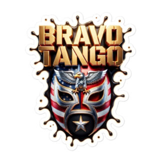 Value of Wrestling Podcast "Bravo Tango" Bubble-free stickers