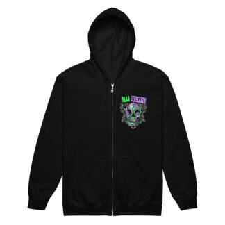 Indie Wrestling Guide "Lucha Skull" Unisex zip up hoodie