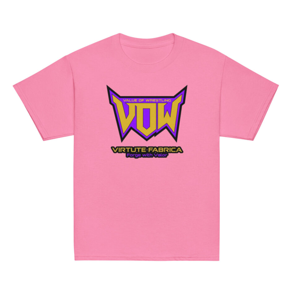 Value of Wrestling "Forge with Valor" Youth Short Sleeve t-shirt