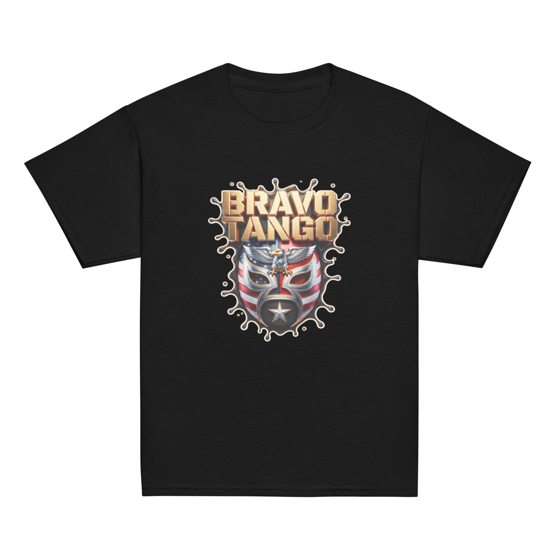 Value of Wrestling Podcast "Bravo Tango" Youth Short Sleeve t-shirt