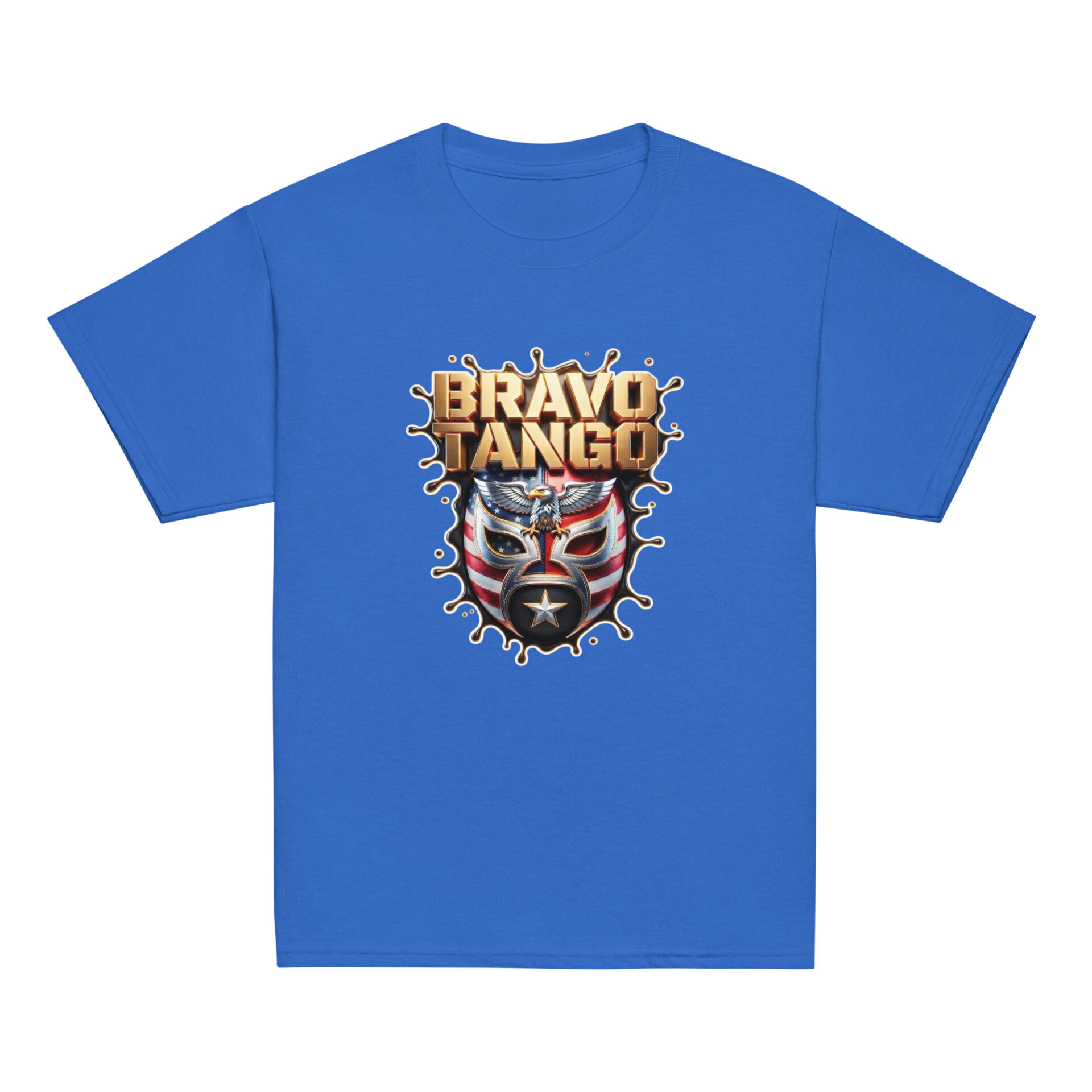 Value of Wrestling Podcast "Bravo Tango" Youth Short Sleeve t-shirt