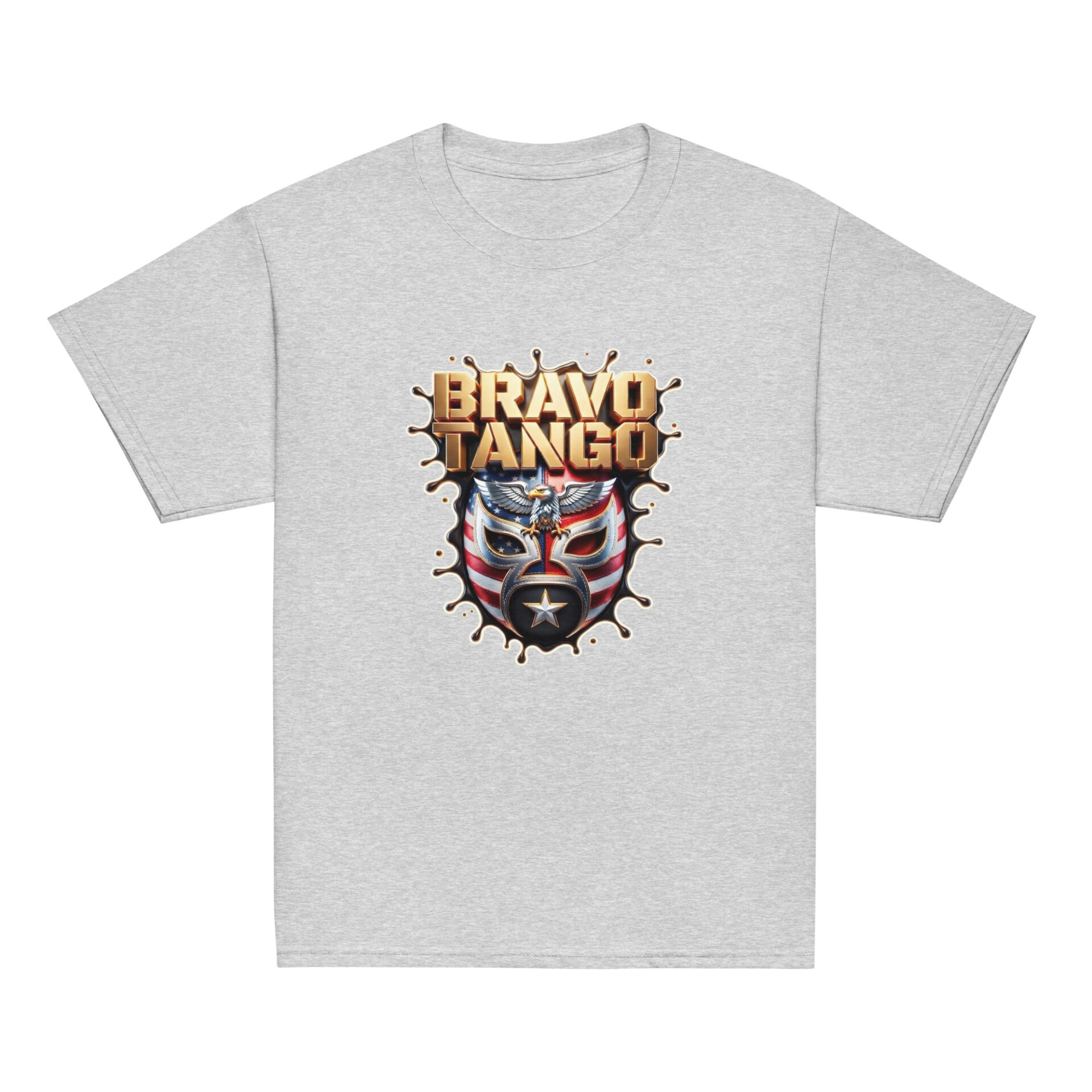 Value of Wrestling Podcast "Bravo Tango" Youth Short Sleeve t-shirt