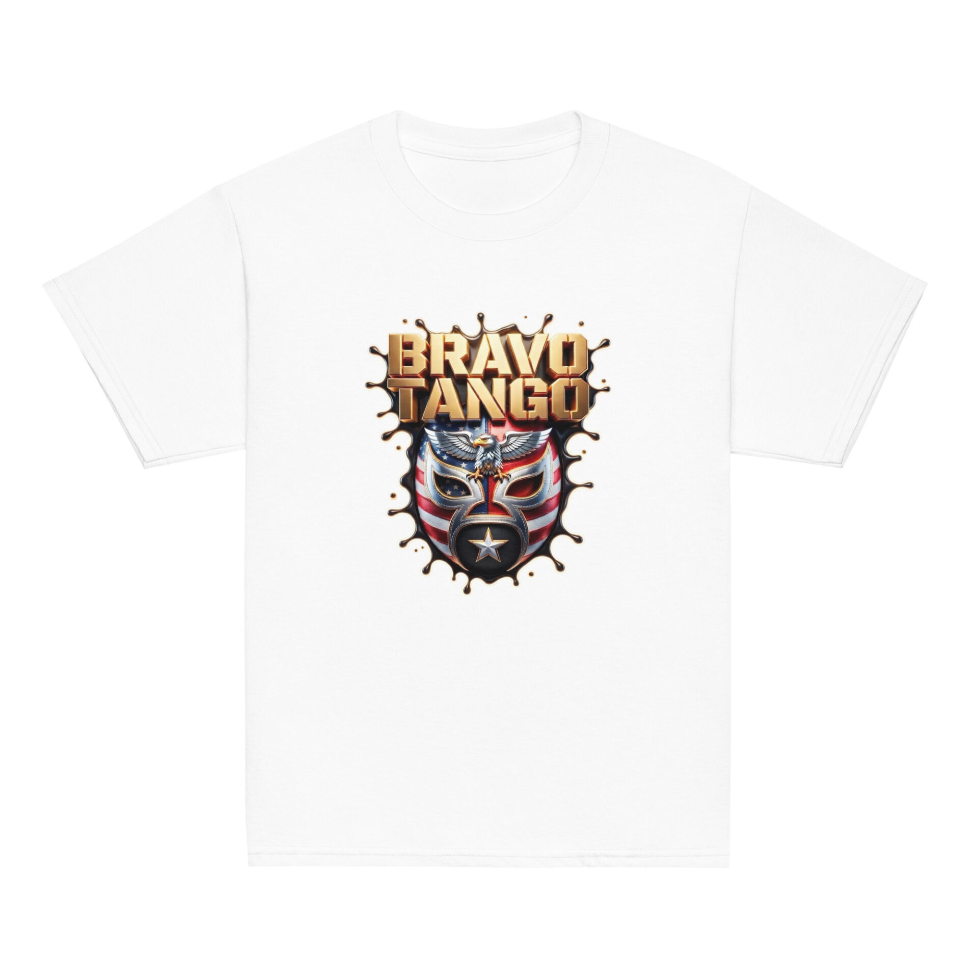 Value of Wrestling Podcast "Bravo Tango" Youth Short Sleeve t-shirt