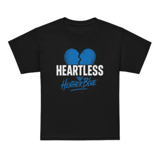 Heather Blue "Blue Heart" Youth Short Sleeve t-shirt