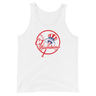 CJ Bambino “NYY Top Hat Logo" Unisex Tank Top