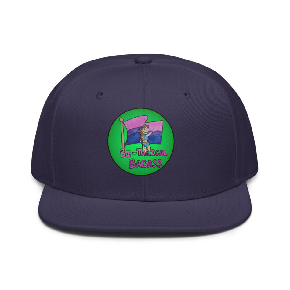 The Unwilting Tatiana "Tatiana Pride Bi-Tanical Badass" Snapback Hat
