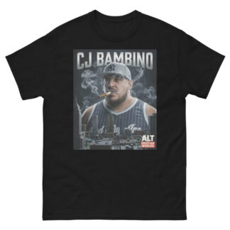 CJ Bambino "Alt. Wrestling Worlds “King of NY” Cigar" Short Sleeve Unisex t-shirt