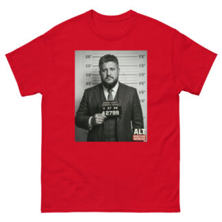 CJ Bambino "Alt. Wrestling Worlds “Mugshot” Old School" Short Sleeve Unisex t-shirt