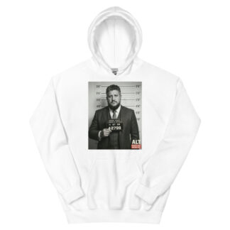 CJ Bambino "Alt. Wrestling Worlds “Mugshot” Old School" Unisex Hoodie