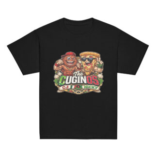 CJ Bambino “The Cuginos - Italian Food Fighters V.1" Youth Short Sleeve t-shirt