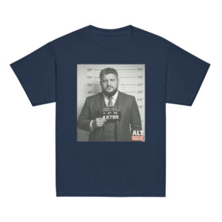 CJ Bambino "Alt. Wrestling Worlds “Mugshot” Old School" Youth Short Sleeve t-shirt