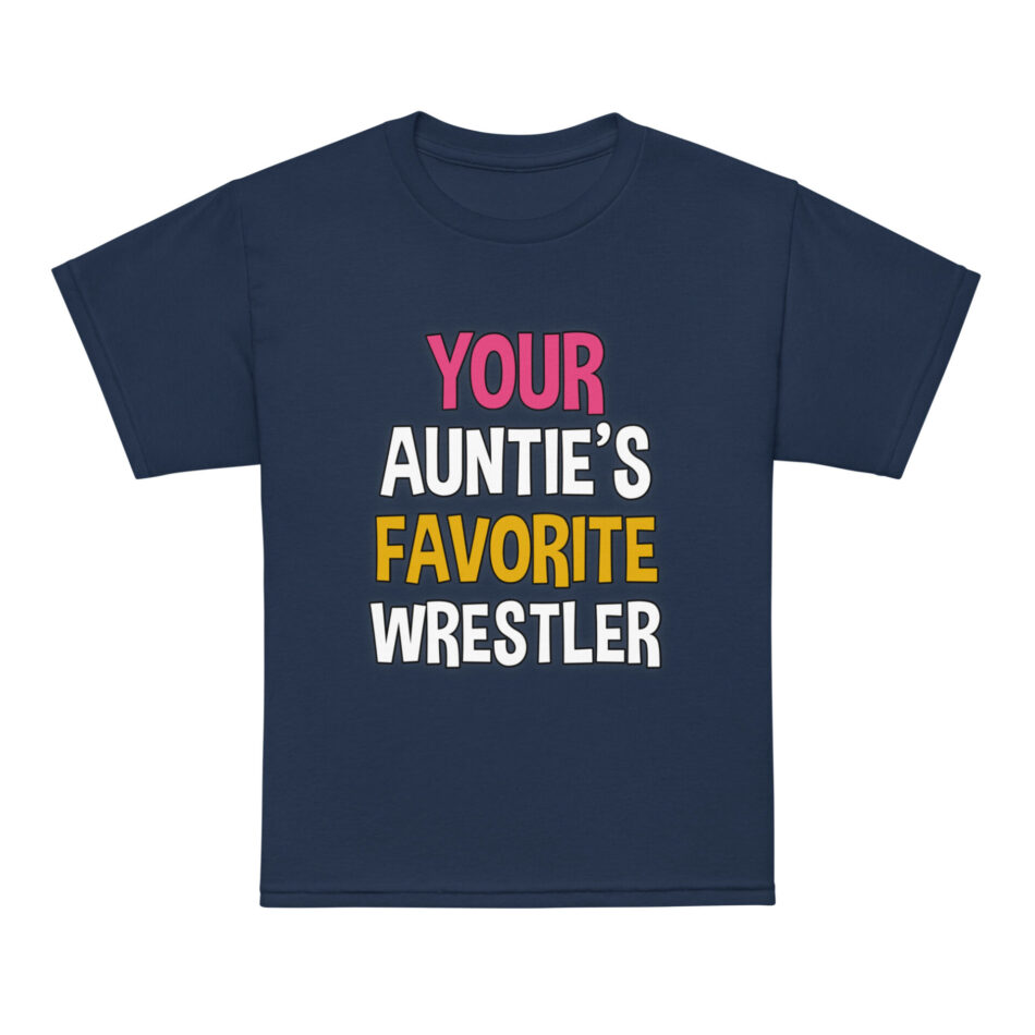Nick Diamond "Your Auntie's Favorite Wrestler" Youth Short Sleeve t-shirt