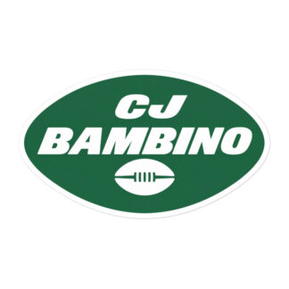 CJ Bambino “NYJ” Bubble-free stickers