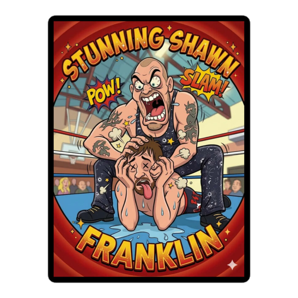 Stunning Shawn Franklin with Ravishing Rita "Stunning Clutch" Bubble-free stickers