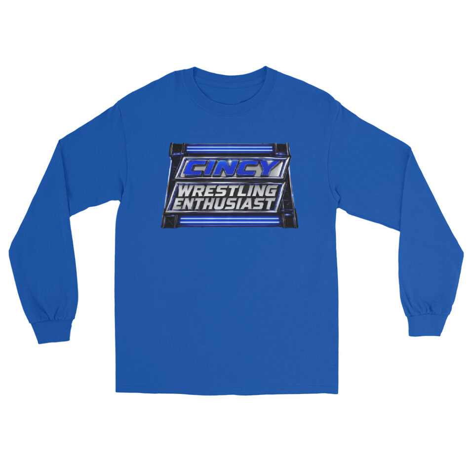 Cincy Wrestling Enthusiast "Smackdown Logo" Unisex Long Sleeve Shirt