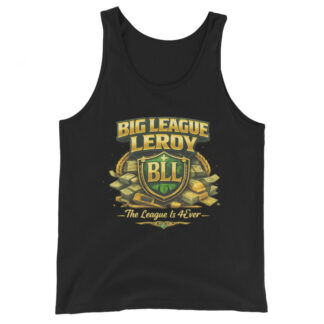 Big League Leroy "if the invoice don't clear, I won't appear" Unisex Tank Top