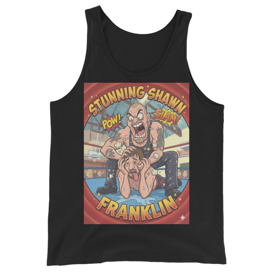 Stunning Shawn Franklin with Ravishing Rita "Stunning Clutch" Unisex Tank Top