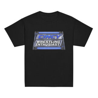 Cincy Wrestling Enthusiast "Smackdown Logo" Youth Short Sleeve t-shirt