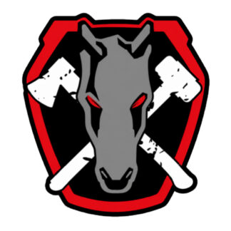Scott Patterson "Horse Of War Alt.2" Bubble-free stickers