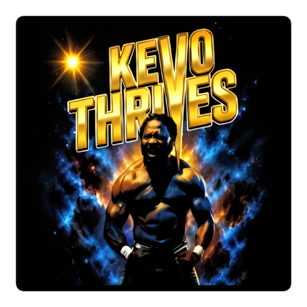 KEVO THRIVES "Thrive Galaxy" Bubble-free stickers