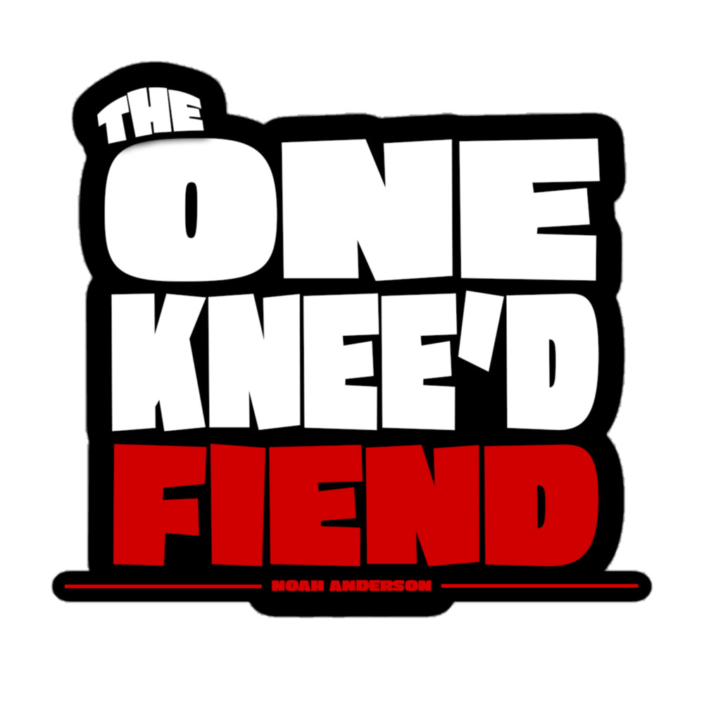 LvlUpNoah "THE ONE KNEE'D FIEND" Bubble-free stickers