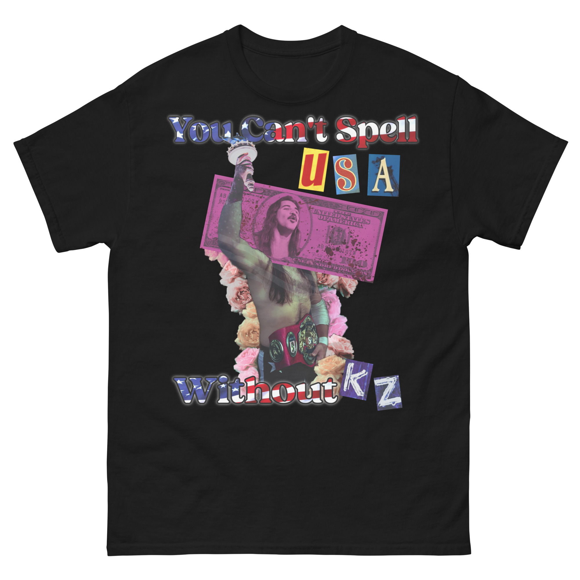 KZ Smith “You Can’t Spell USA Without KZ” Short Sleeve Unisex T-Shirt