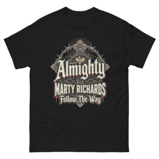 Value of Wrestling Podcast "Almighty Marty Richards Logo" Short Sleeve Unisex T-Shirt