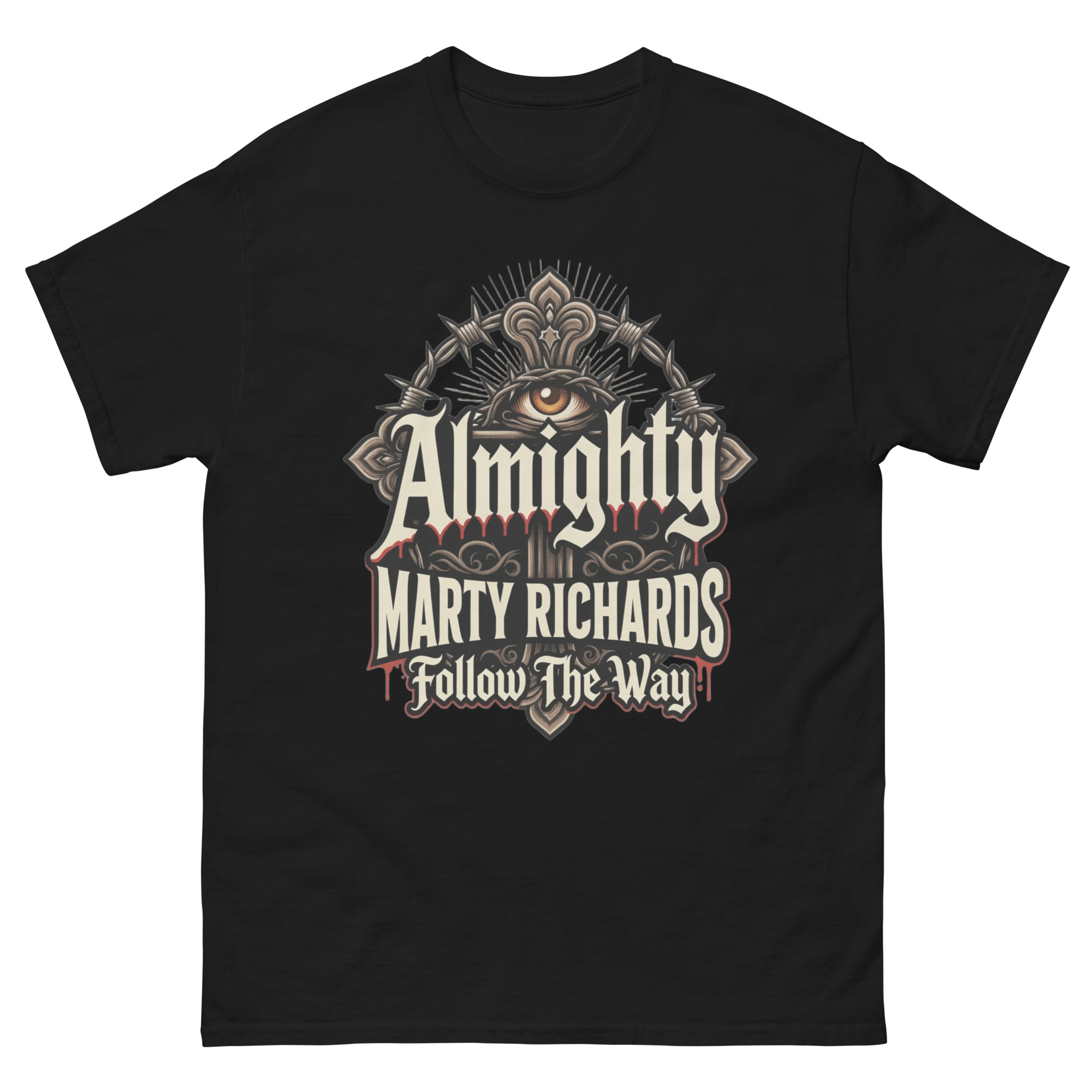 Value of Wrestling Podcast "Almighty Marty Richards Logo" Short Sleeve Unisex t-shirt