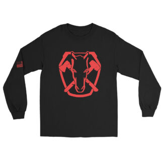 Scott Patterson "Horse Of War Red" Unisex Long Sleeve Shirt