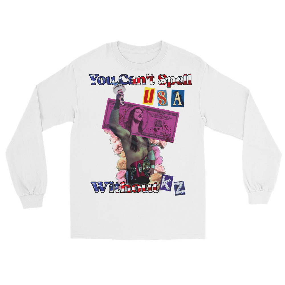 KZ Smith “You Can’t Spell USA Without KZ” Unisex Long Sleeve Shirt