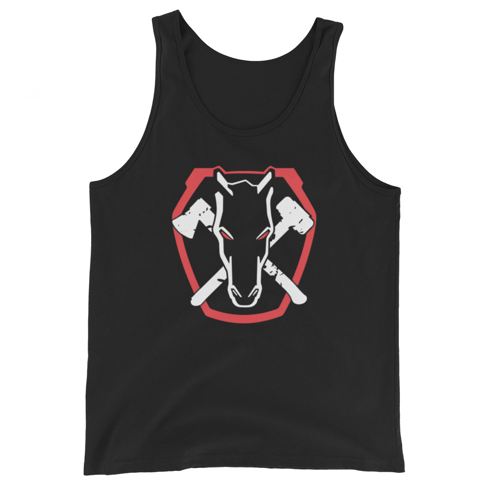 Scott Patterson "Horse Of War Alternate" Unisex Tank Top