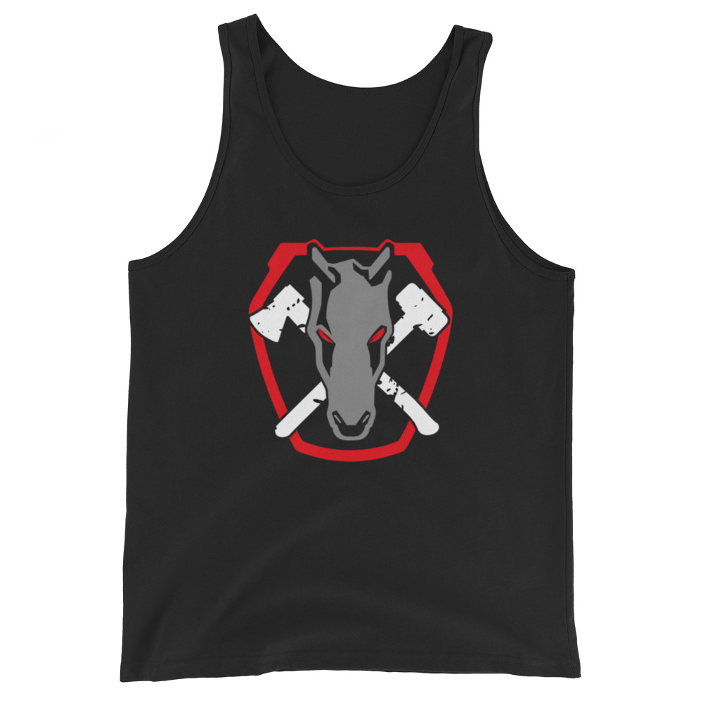 Scott Patterson "Horse Of War Alt.2" Unisex Tank Top